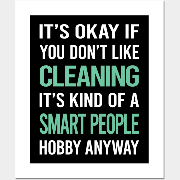 Smart People Hobby Cleaning Wall Art by Happy Life